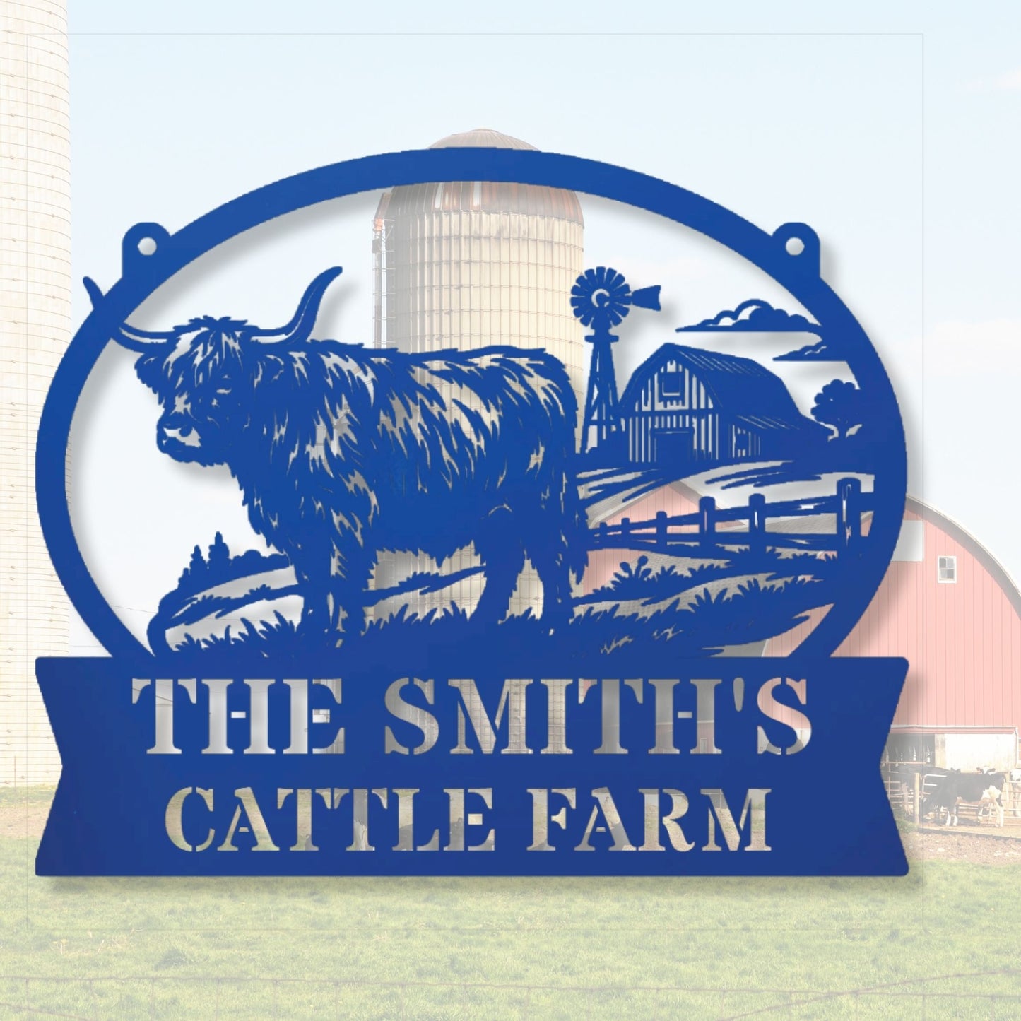Personalized Cow Metal Sign, Custom Cow Sign, Farm Animal Decor, Rustic Barn Sign, Farmhouse Wall Art, Cattle Gift, Country Home Decor
