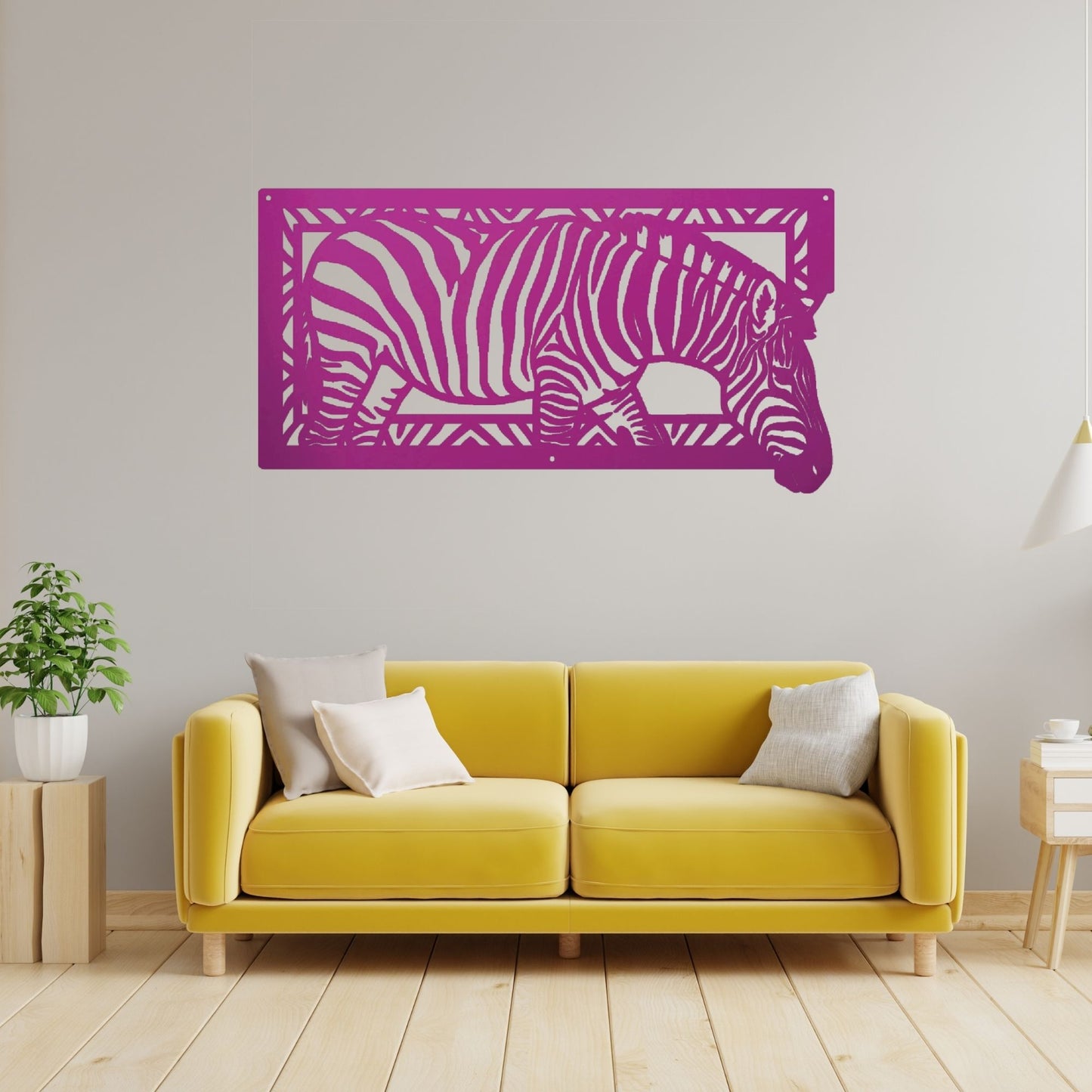 Abstract Zebra Metal Sign, Zebra Wall Art, Safari Decor, Animal Metal Wall Art, Modern Home Decor, African Wall Decor, Zebra Decoration