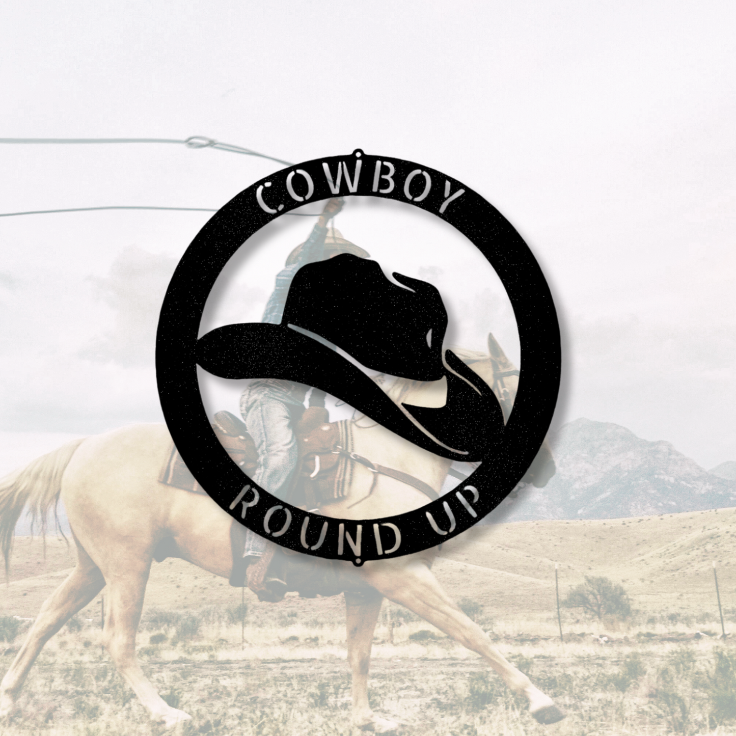 Cowboy Hat Metal Sign, Western Themed Metal Art, Farm Ranch Sign, Last Name Metal Sign, Home Address Sign, Cowboy Cabin Sign, Husband Gifts