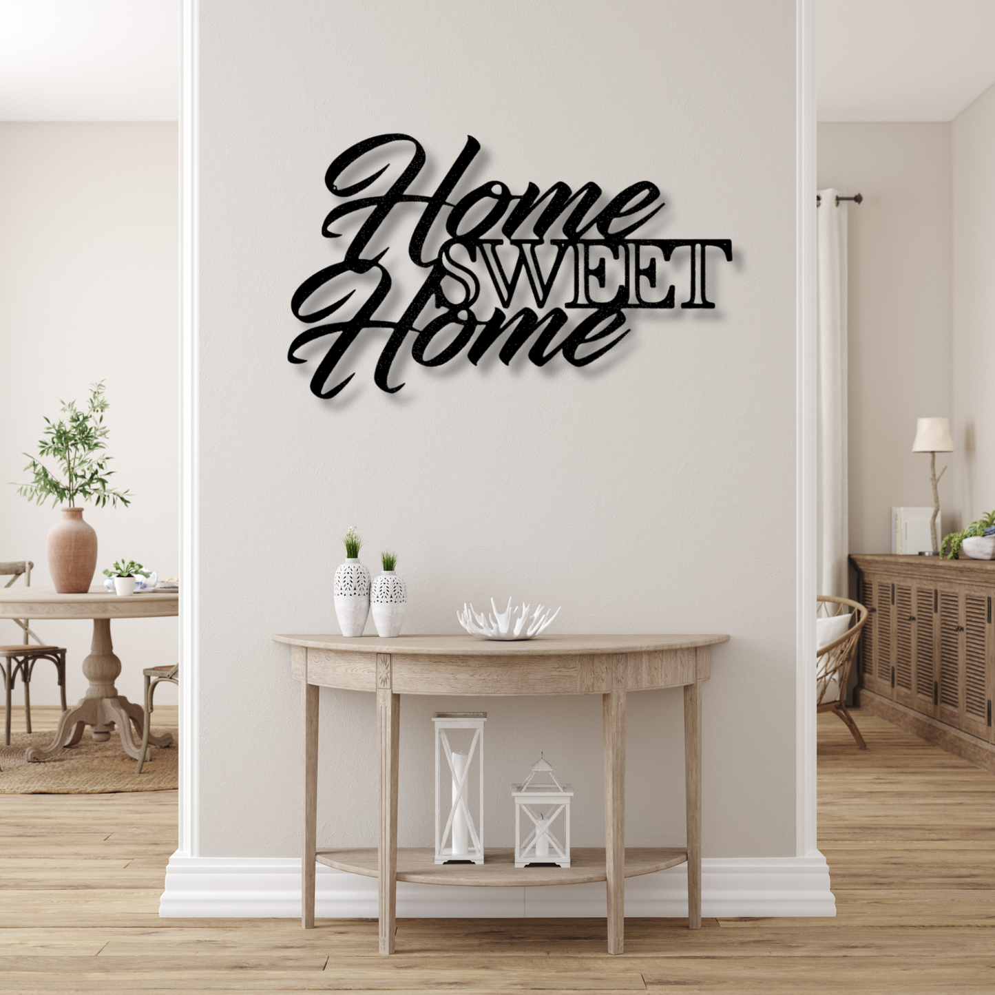 Home Sweet Home Metal Sign, Front Porch Welcome sign, New Home Gift, Housewarming Gift, Newly weds Gift, Living Room Decor, Christmas Gifts