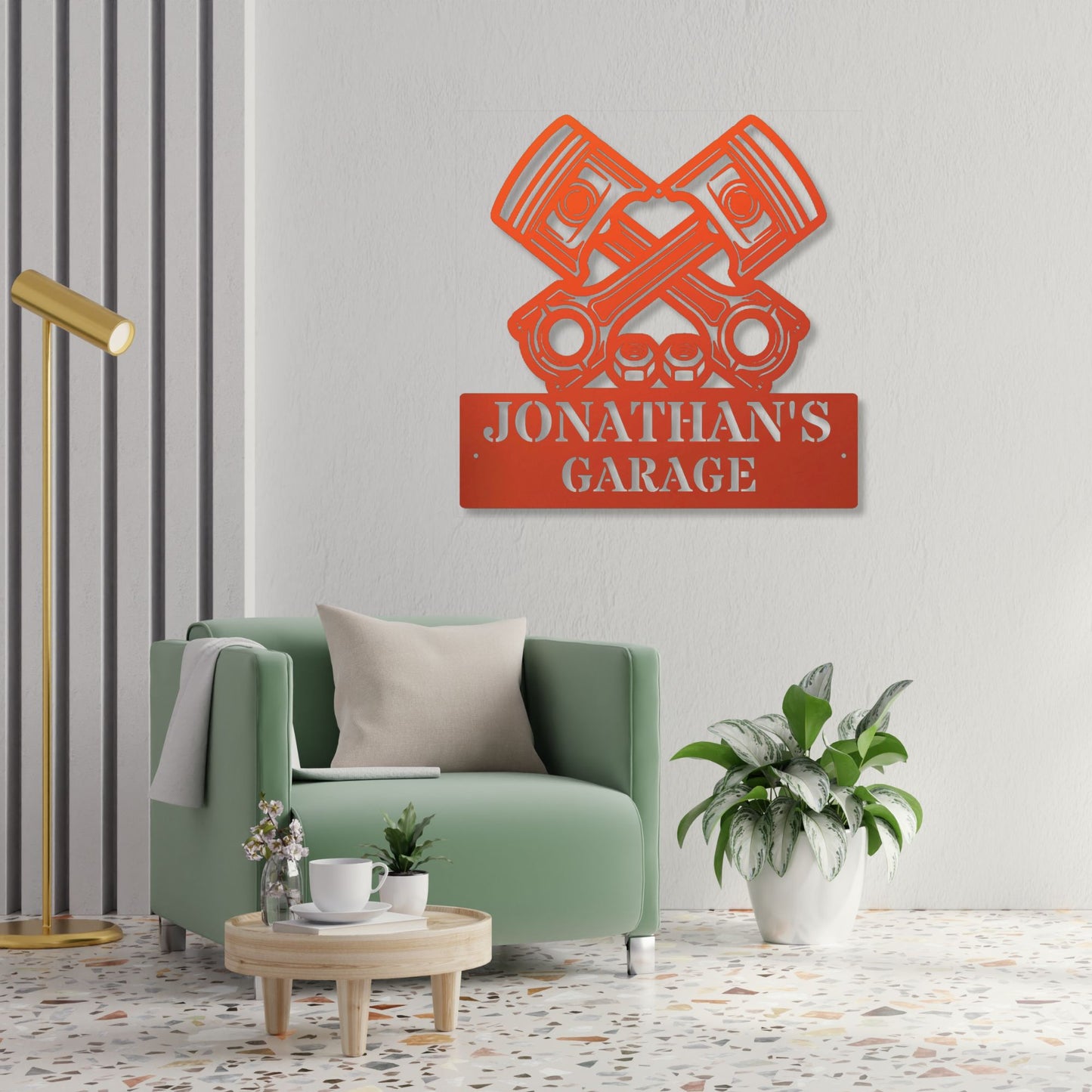 Personalized Garage Metal Sign, Custom Metal Sign, Garage Decor, Man Cave Sign, Metal Wall Art, Workshop Gift, Car Enthusiast Decor