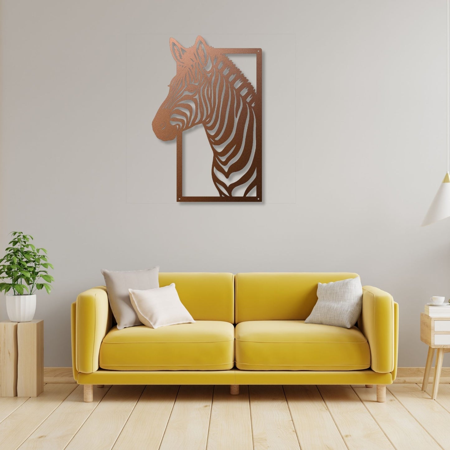 Minimalist Zebra Metal Sign, Zebra Wall Art, Safari Home Decor, Animal Metal Wall Art, Wildlife Decor, Modern Minimalist Sign Gift