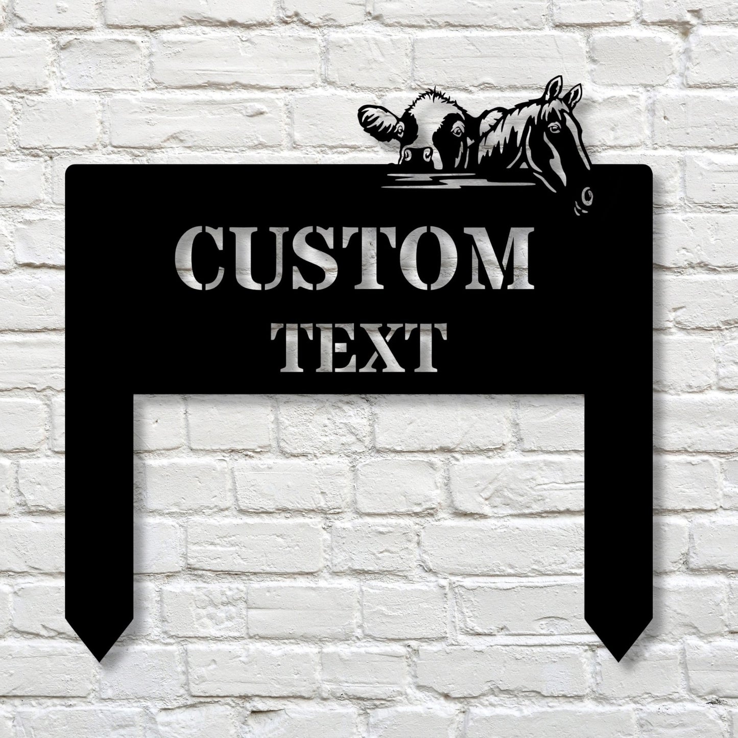 Custom Metal Parking Stake Sign | Personalized Property No Parking Sign | Custom Outdoor Metal Decor | Office Reserved Parking Metal Art