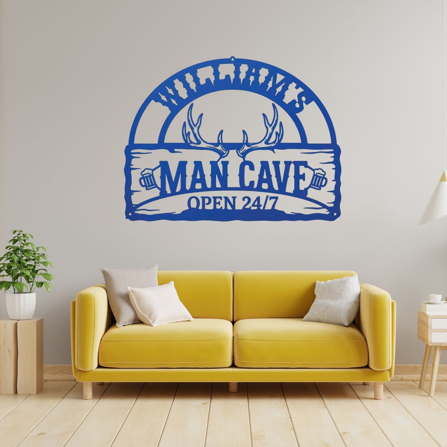 Custom Basement Bar Metal Sign, Personalized Man Cave Decor, Home Tavern Sign, Pub Wall Art, Speakeasy Decor, Gift for Him, Beer Sign