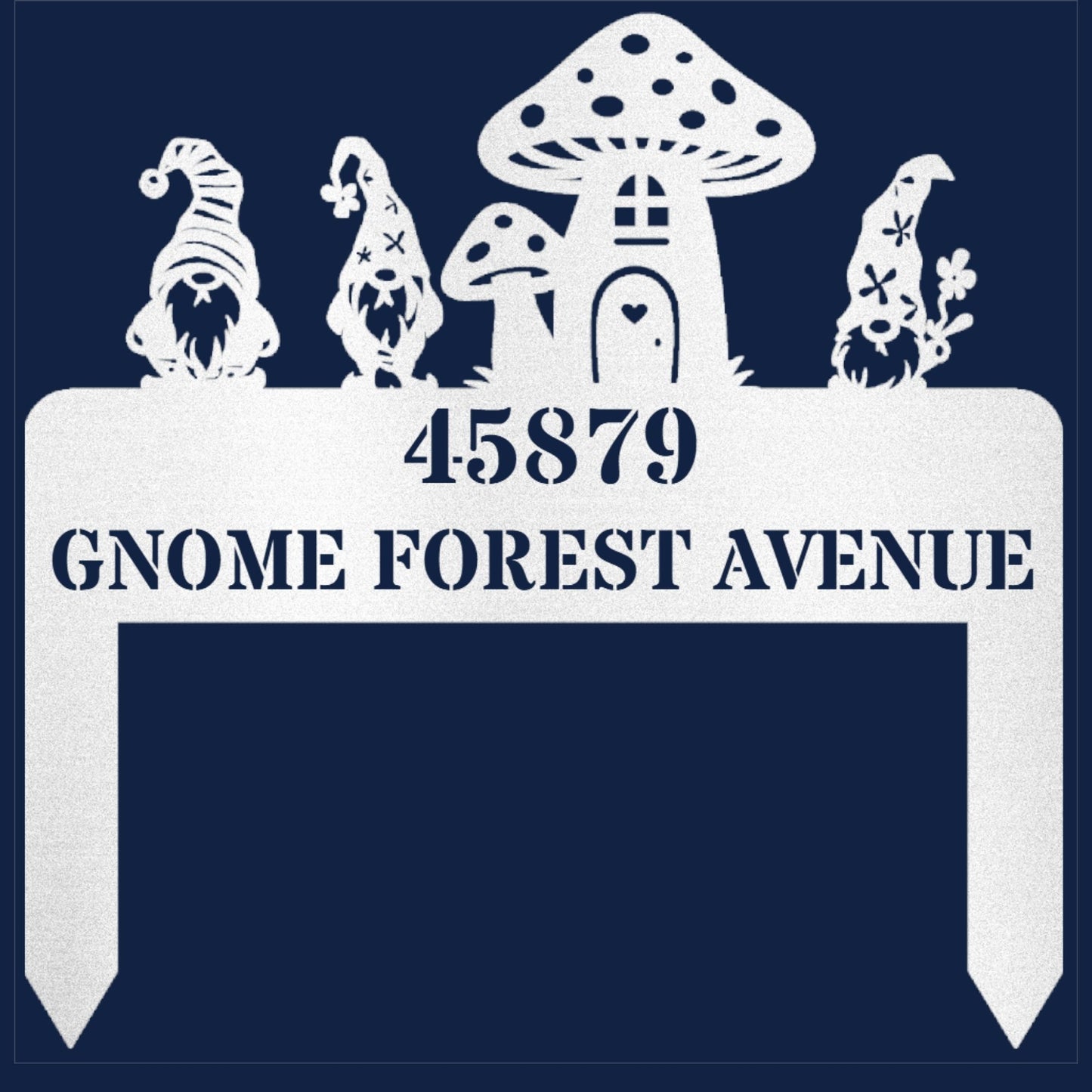 Personalized Yard Address Sign, Custom House Number Sign, Home Address Plaque, Outdoor Street Sign