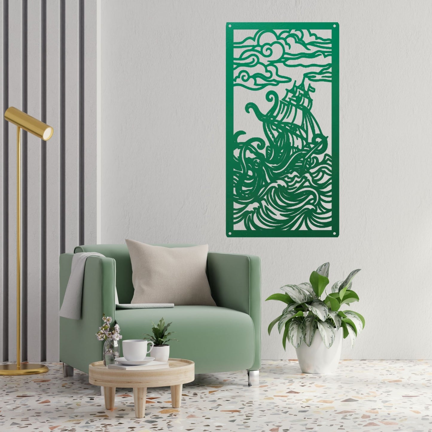 Sea Creature Metal Wall Art, Ocean Wall Decor, Nautical Wall Art, Marine Life Art, Coastal Decor, Beach House Wall Art, Metal Sea Animal