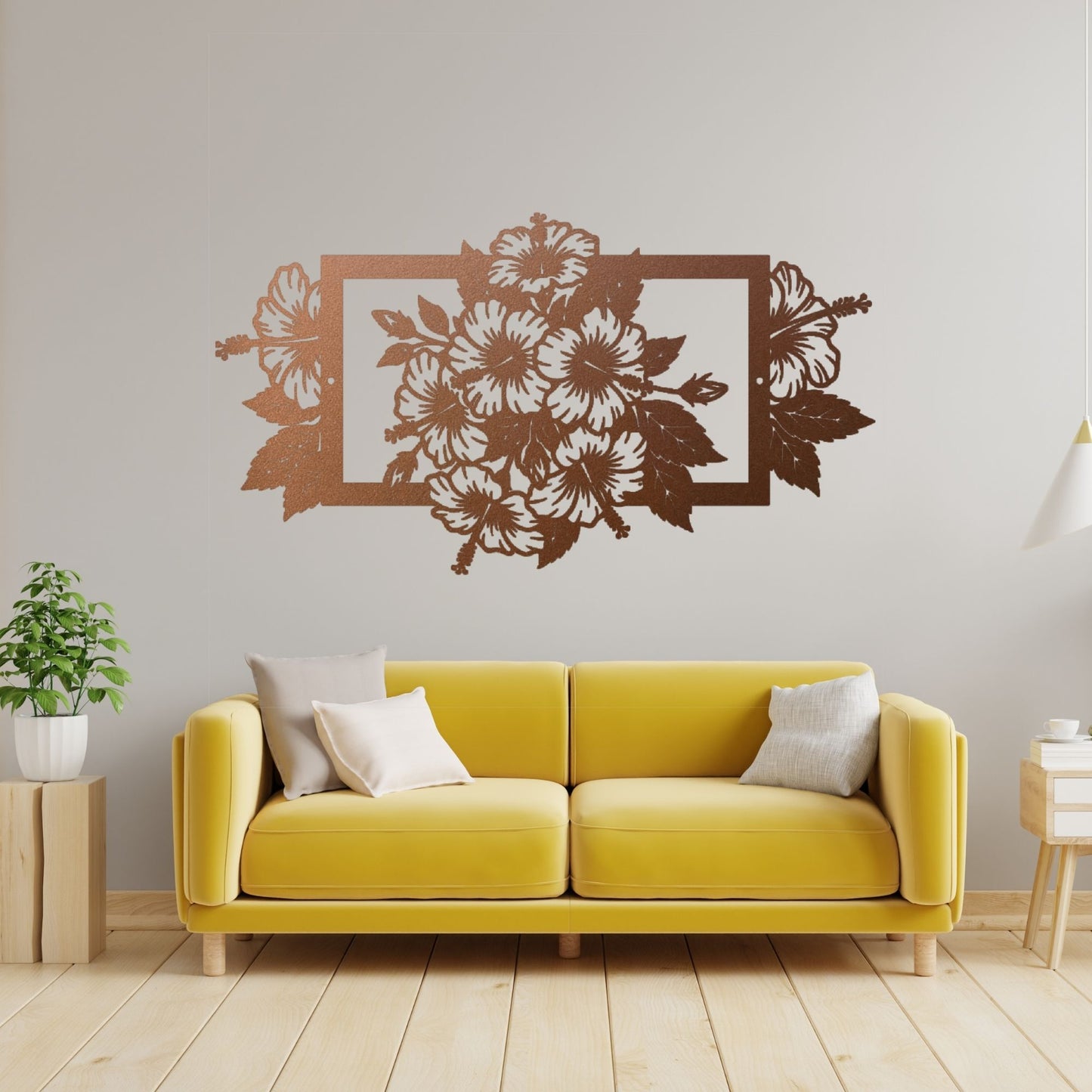 Wildflower Metal Wall Art, Floral Wall Decor, Botanical Art, Nature Wall Art, Farmhouse Rustic Decor, Garden Flower Gift for Her