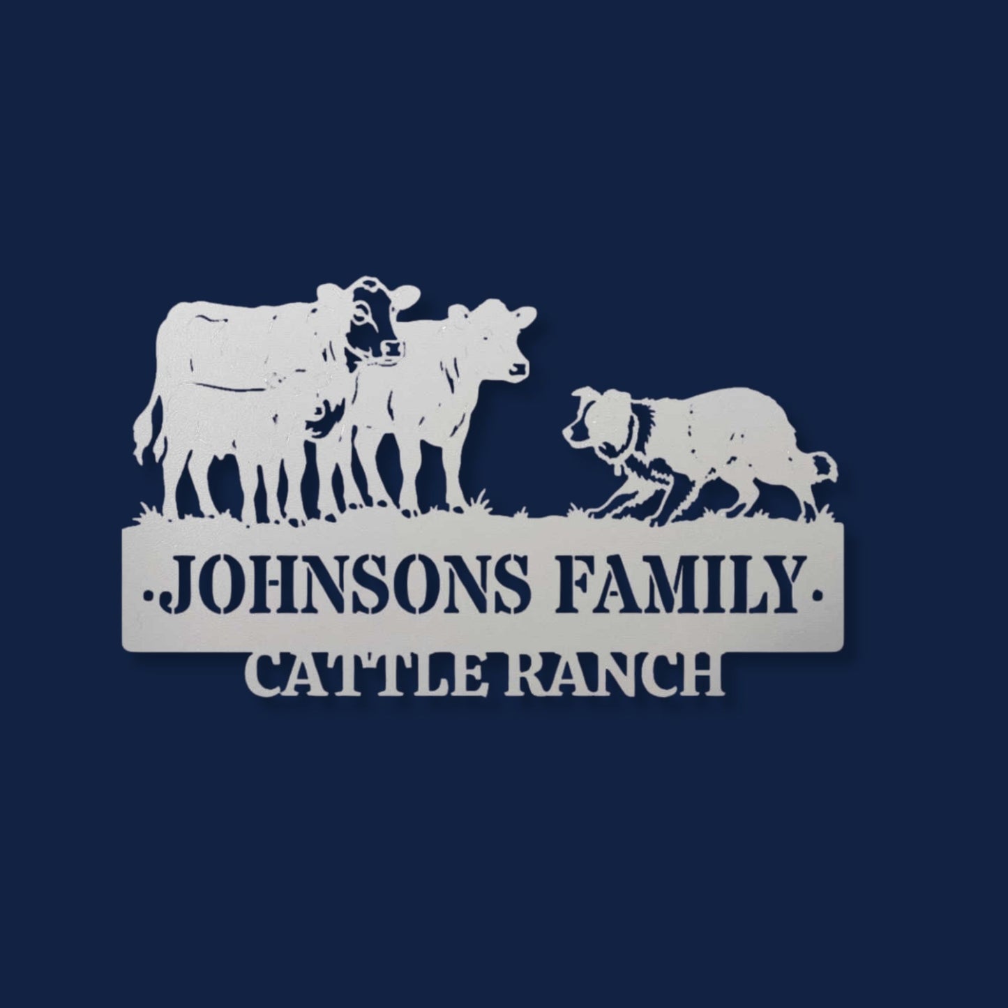 Custom Metal Ranch Sign, Personalized Cattle Farm Decor, Metal Brand Sign, Outdoor Sign for Ranch Gate, Bull Metal Wall Art, Country Home Decor