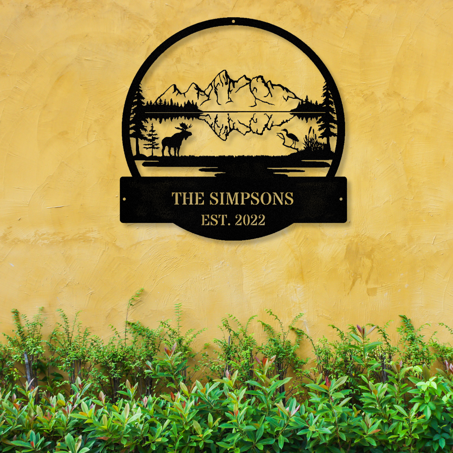 Customized Farm Metal Sign, Farmhouse Gift, Mountain House Sign, Family Name Sign, Lake house Metal Sign, Christmas Gift for Husband