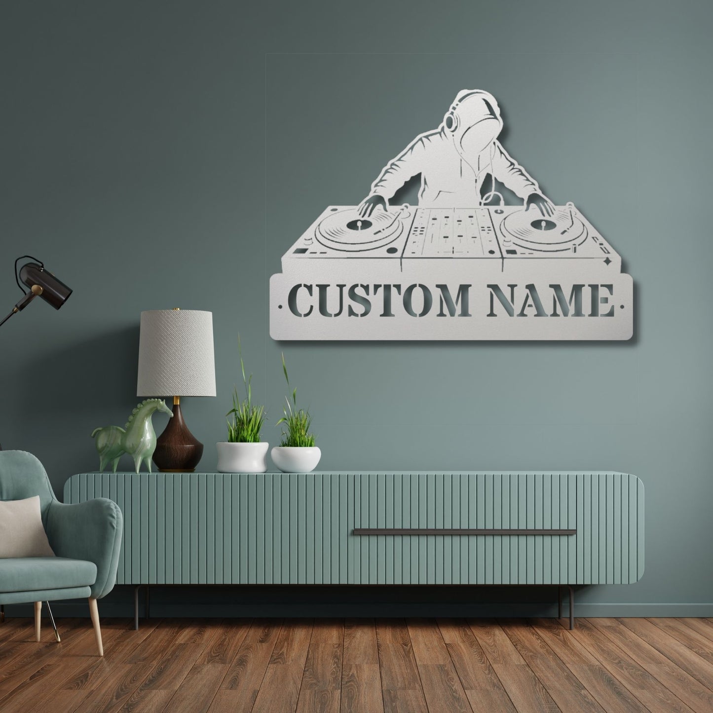 Custom Radio DJ Metal Art, Radio Host Gift, Broadcaster Wall Decor, Music Lover Art, DJ Gift, Personalized Metal Sign, Radio Station Art