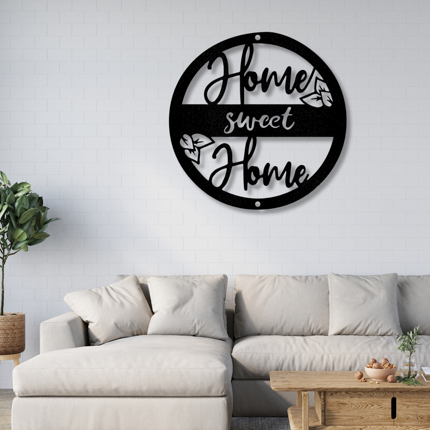 Home Sweet Home Metal Sign, Steel Home Design, Metal Wall Art, Housewarming Gift, Welcome Home Decor for Both Genders, Homeowner gift