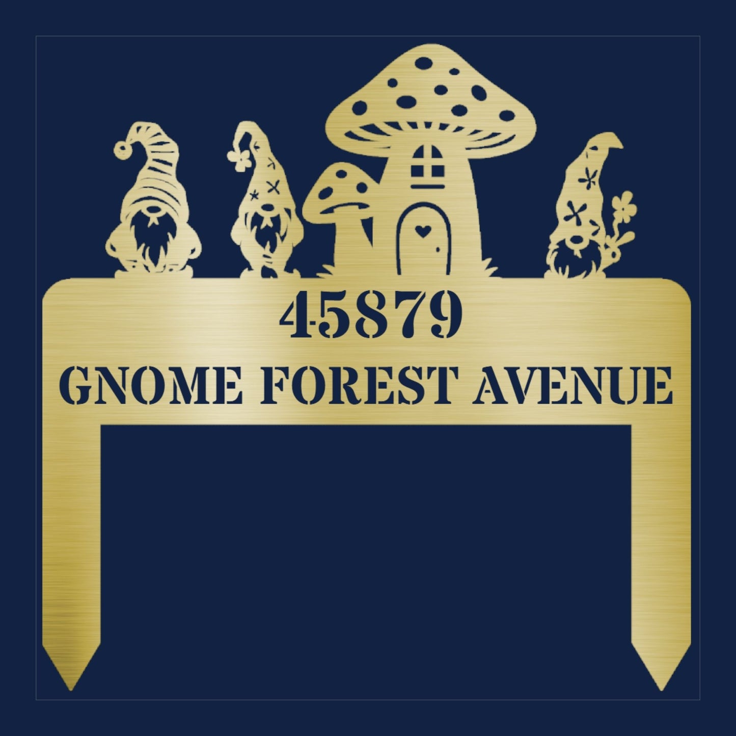Personalized Yard Address Sign, Custom House Number Sign, Home Address Plaque, Outdoor Street Sign
