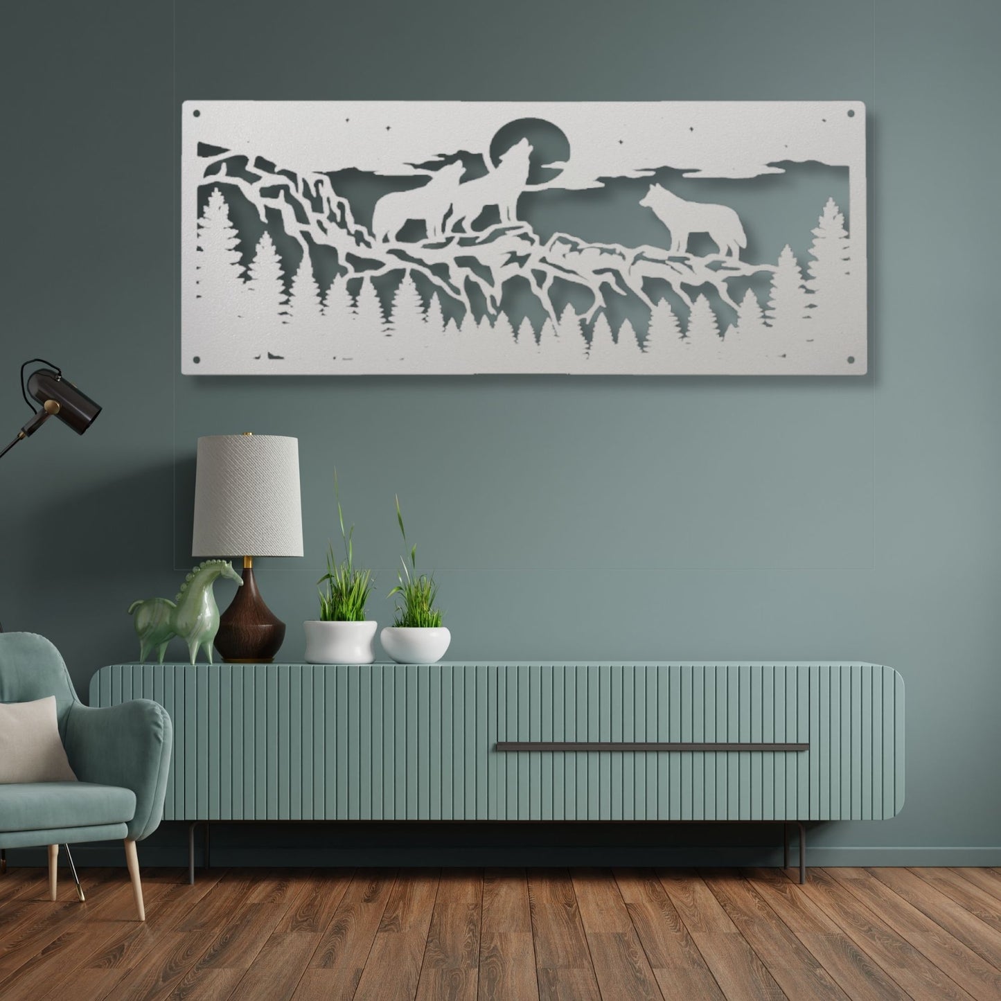 Wolves pack wall art decor, wolf wall art, wildlife art print, animal wall decor, nature home decor, rustic cabin art, forest animals