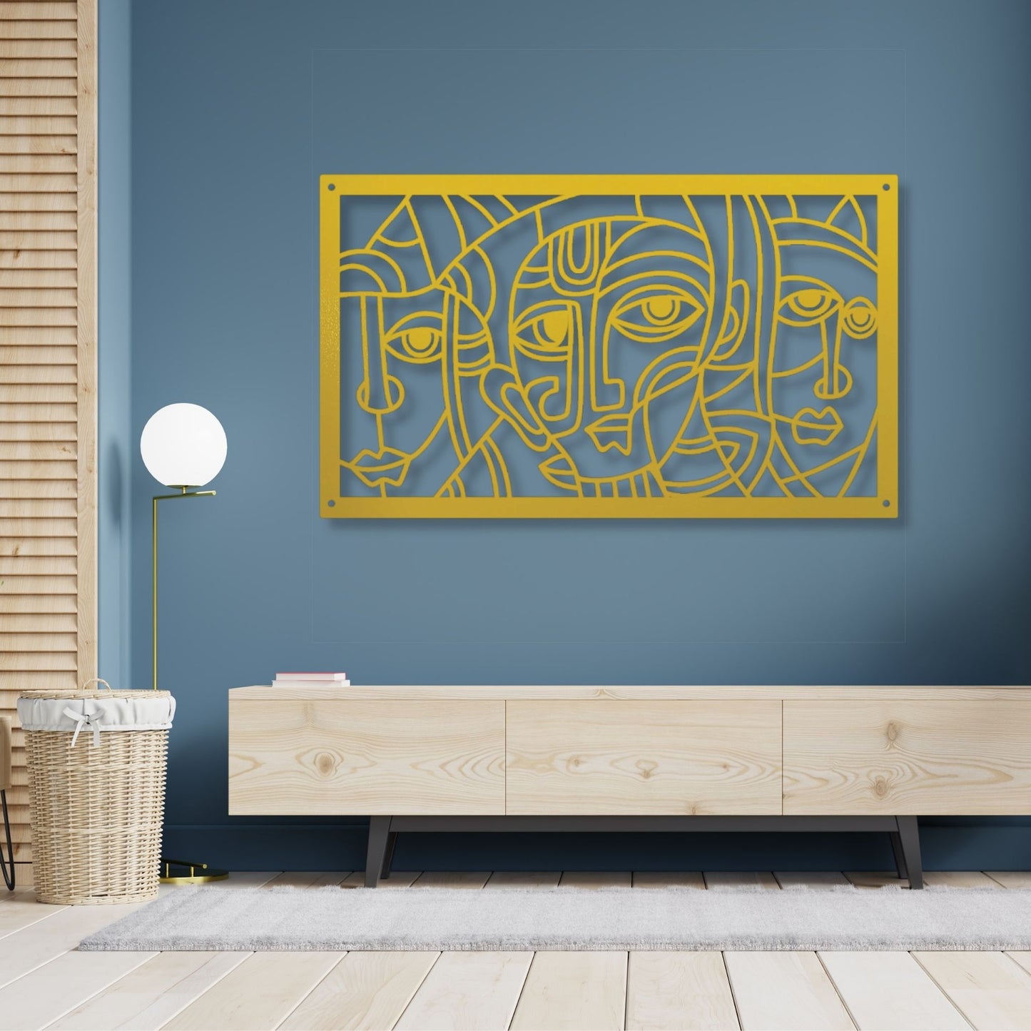 Abstract Picasso Face Wall Art, Picasso Print, Modern Line Art, Minimalist Face Art, Cubist Wall Decor, Contemporary Art Print