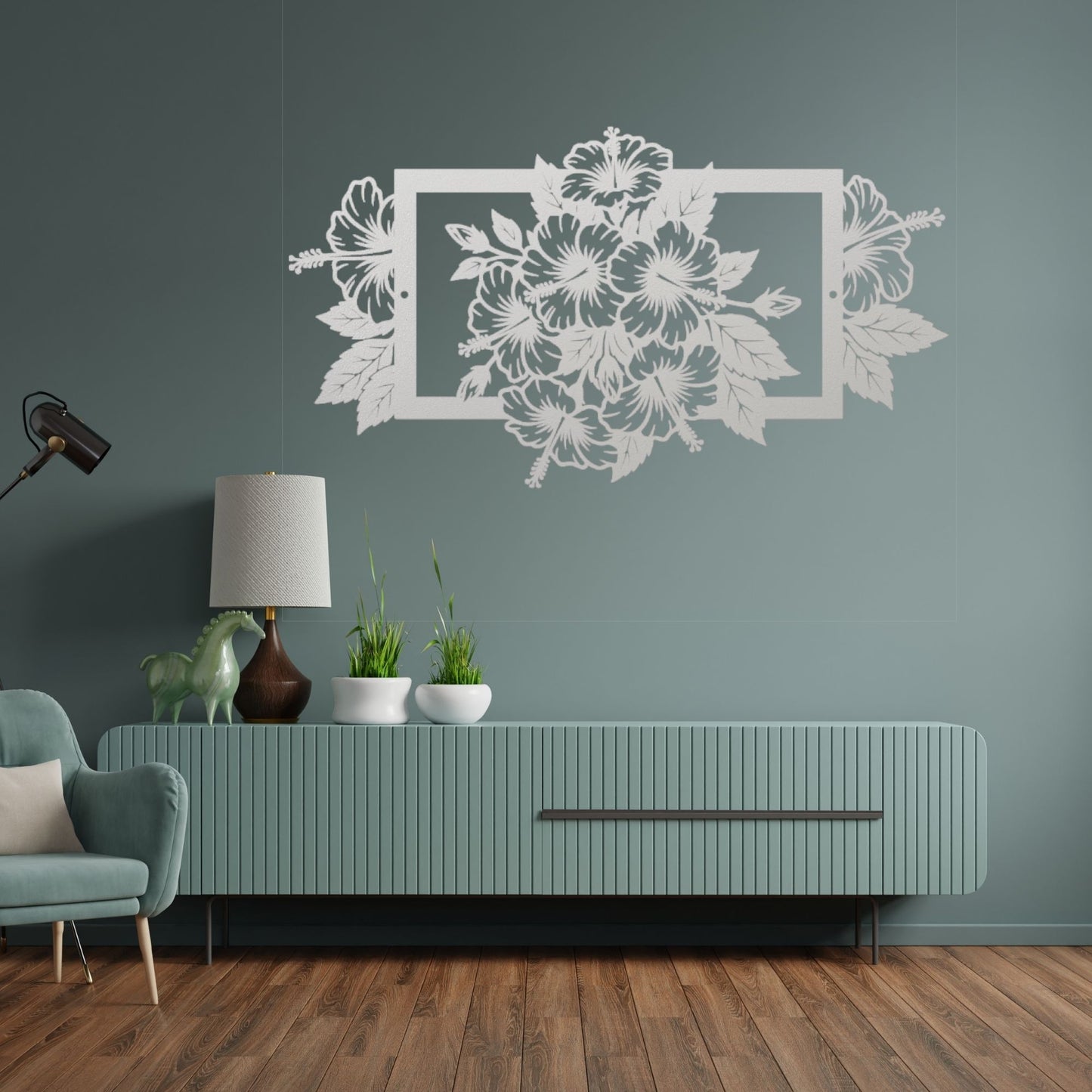 Wildflower Metal Wall Art, Floral Wall Decor, Botanical Art, Nature Wall Art, Farmhouse Rustic Decor, Garden Flower Gift for Her