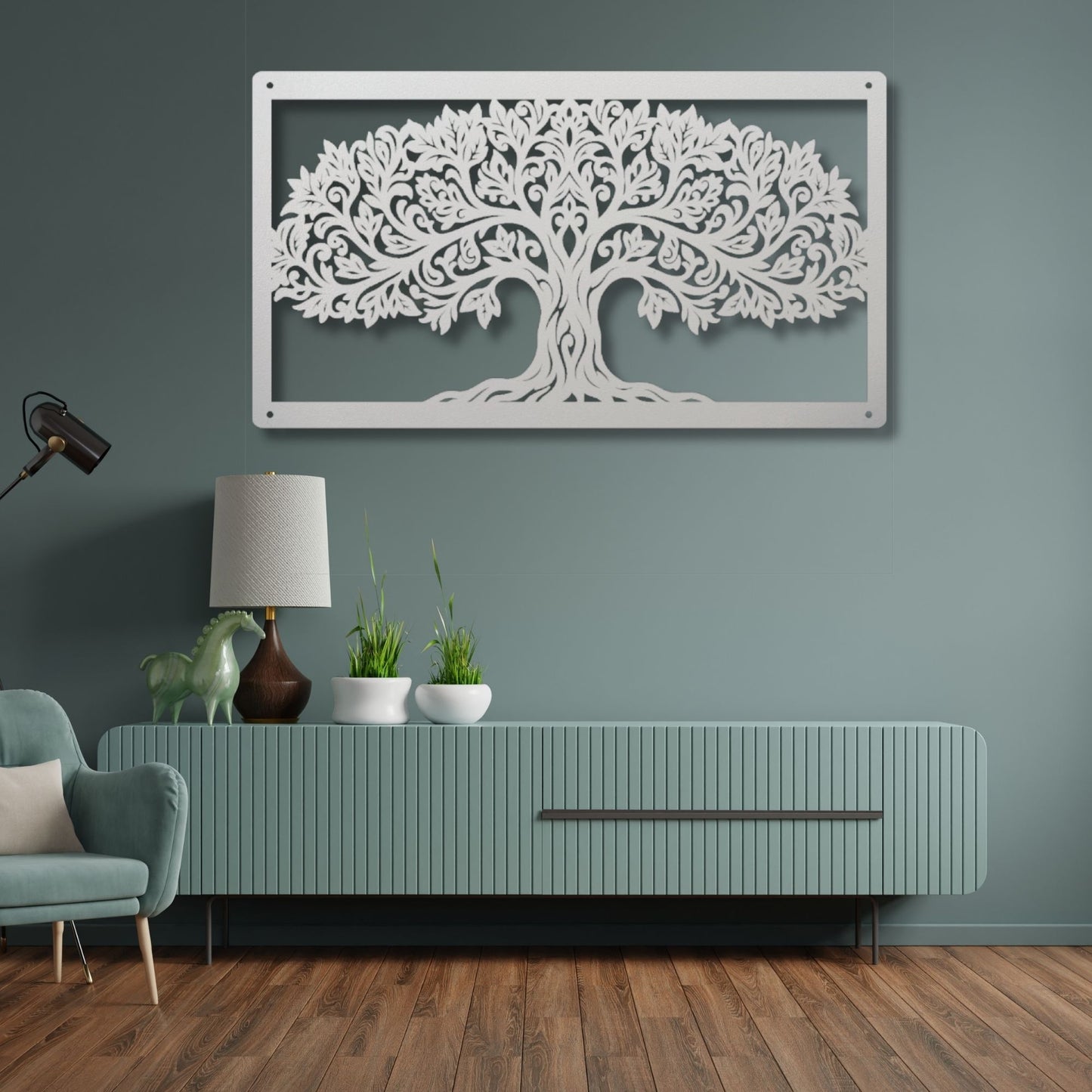 Tree of Life Metal Wall Art, Tree of Life Decor, Metal Tree Wall Hanging, Nature Wall Art, Spiritual Home Decor, Rustic Metal Art