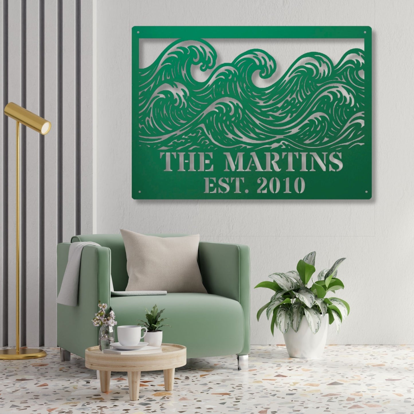 Personalized Beach House Metal Wall Art, Custom Beach House Sign, Coastal Wall Decor, Nautical Home Decor, Beach House Gift