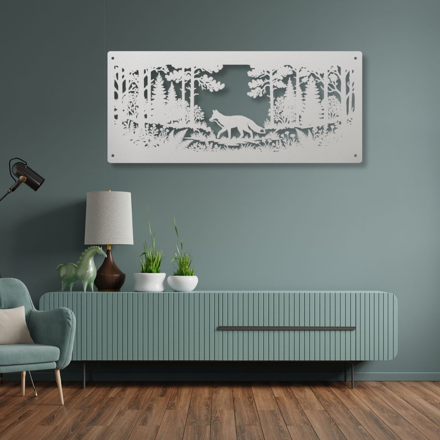 Fox wall art decor, fox print, woodland animal art, forest home decor, rustic fox poster, wildlife artwork, nursery wall decor gift