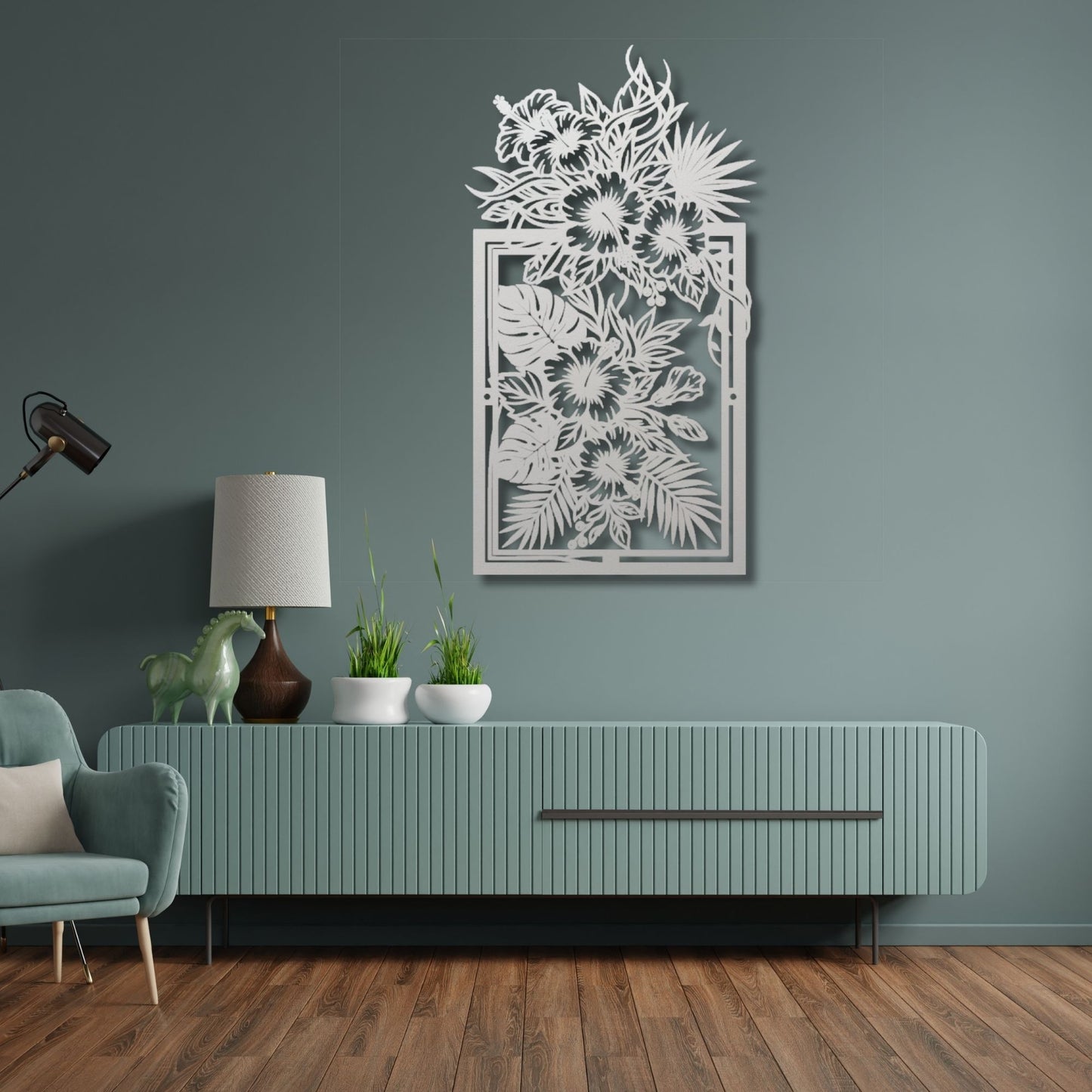 Metal Flower Wall Art, Floral Wall Decor, Metal Wall Sculpture, Botanical Art, Farmhouse Home Decor, Garden Wall Hanging, Nature Art Gift