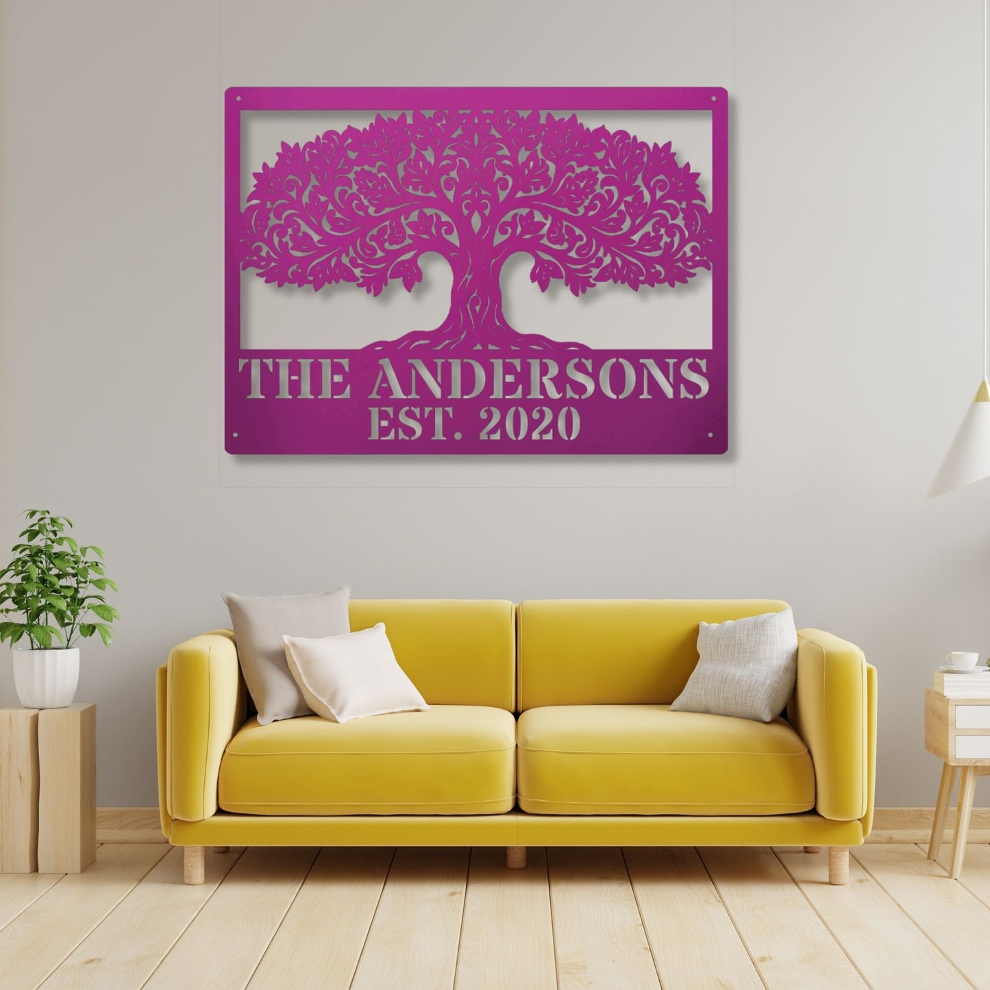 Custom Tree of Life Metal Wall Art, Tree Wall Decor, Metal Tree Art, Nature Wall Art, Rustic Home Decor, Personalized Metal Wall Hanging