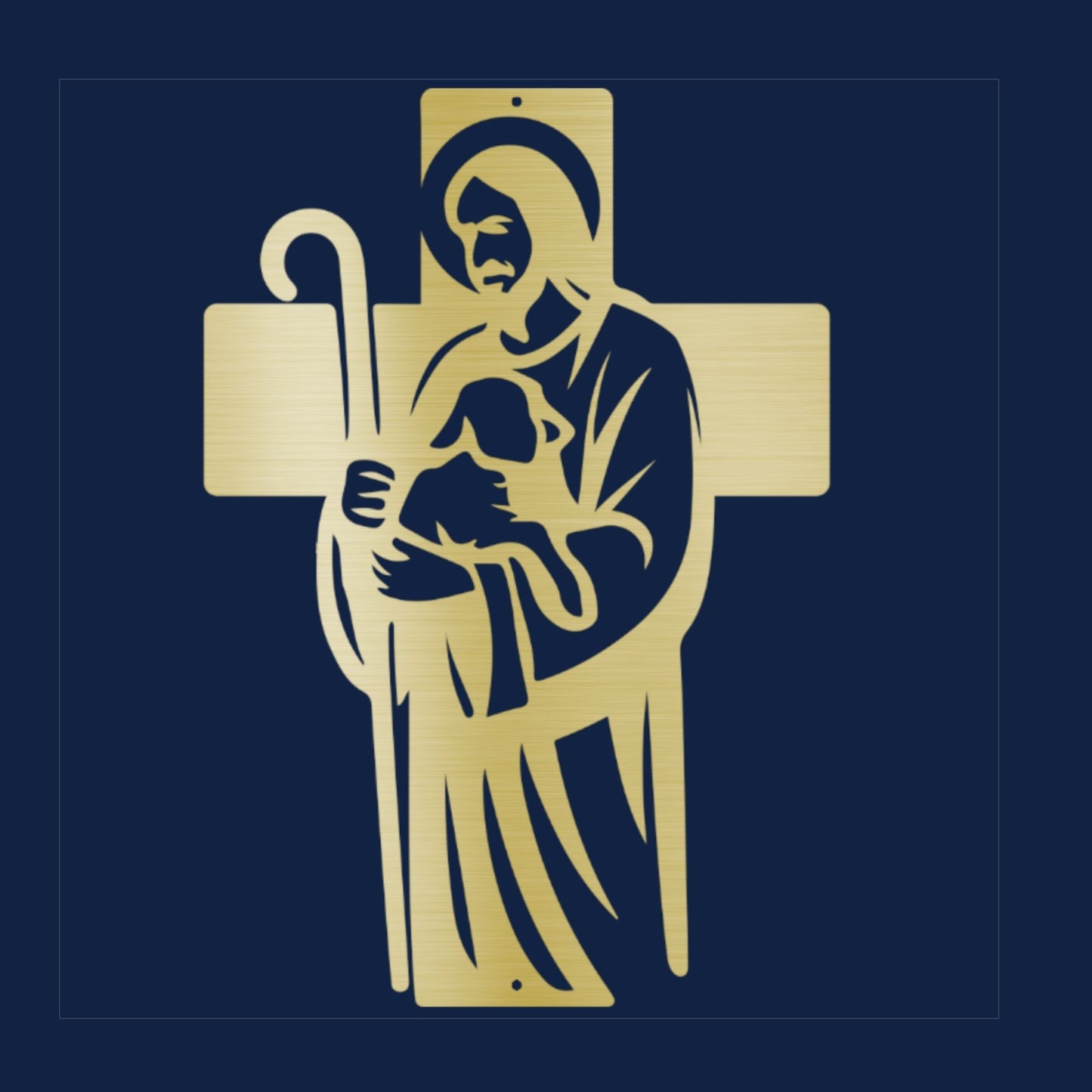 Good Shepherd Wall Art Sign, Christian Wall Decor,