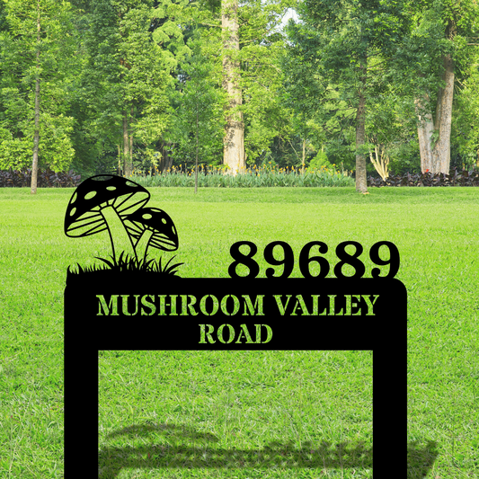 Custom Home Number Address Sign for Lawn, Outdoor Decor, Garden Gifts, Housewarming and Hunter gifts
