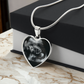 Personalized Baby Scan Photo Necklace, Engraved Baby Name Pendant, Grandma New Parent Gift, Pregnancy Announcement Picture