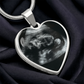 Personalized Baby Scan Photo Necklace, Engraved Baby Name Pendant, Grandma New Parent Gift, Pregnancy Announcement Picture