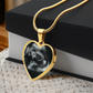 Personalized Baby Scan Photo Necklace, Engraved Baby Name Pendant, Grandma New Parent Gift, Pregnancy Announcement Picture