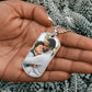 Photo Dogtag Necklace for Men, Gift for Husband, Picture Necklace Gift for Boyfriend, Anniversary  or Christmas Gift for Him