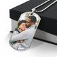 Photo Dogtag Necklace for Men, Gift for Husband, Picture Necklace Gift for Boyfriend, Anniversary  or Christmas Gift for Him
