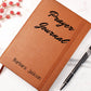 Personalized Prayer Journal, Custom Name Leather Journal, Bible Study Notebook, Gift for Her, Christmas or Birthday Gift for Mom, Religious Gift, Christain Gifts