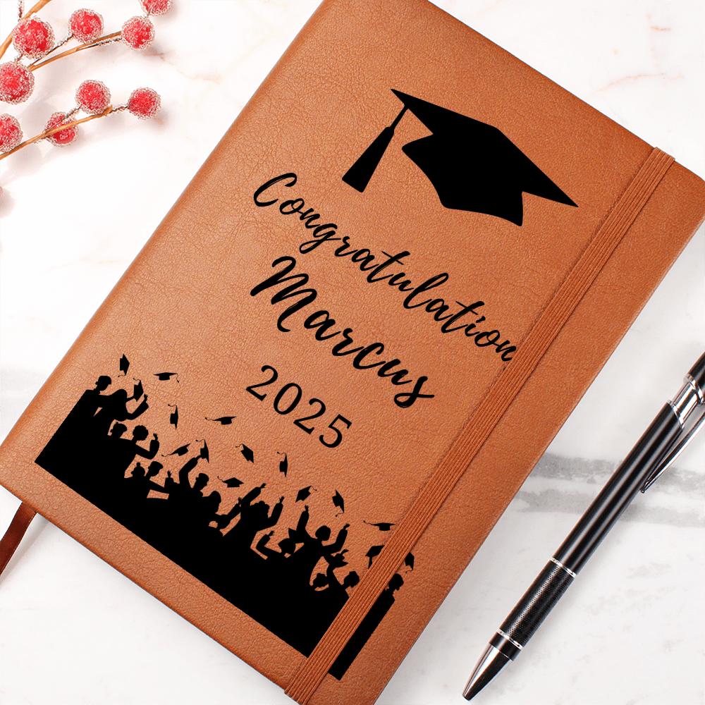 Custom Journal, Personalized Graduation Gift, Class of 2025 Present - College, Master's, PHD Degree Gifts for Graduates