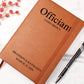 Personalized Officiant Gift, Customized Leather Journal,Wedding Officiant Journal Book, Officiant Thank You Gift,Pastor Gift Notebook
