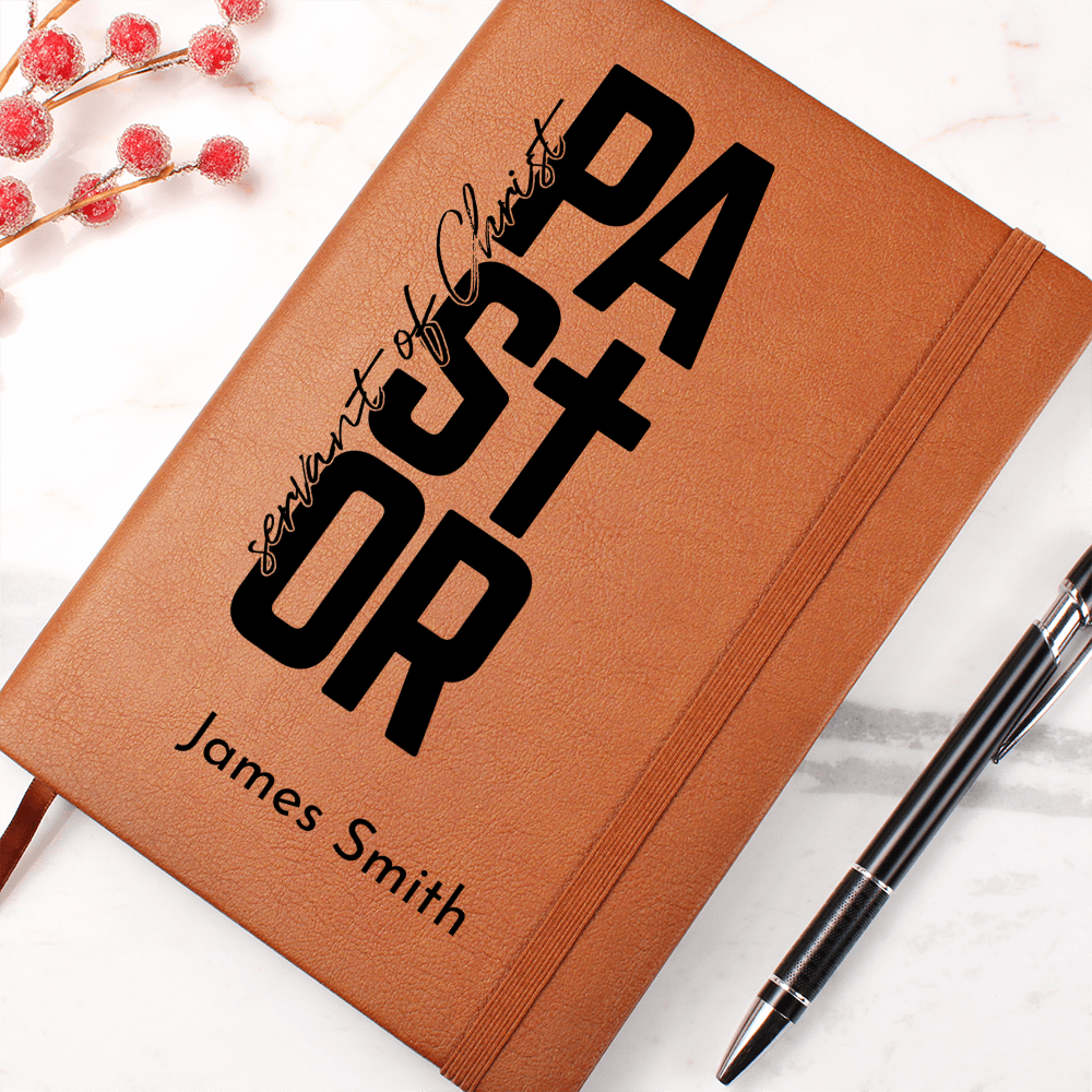 Servant of Christ Pastor Journal, Christian Journal, Faith Notebook, Religious Diary, Bible Study Journal, Pastor Gift Idea, Spirituality Text