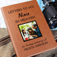 Loss of Niece  Photo Memorial Journal, Niece In Heaven Gift, Niece Remembrance Picture Journal, Sympathy Gift, Grief Journal Letters to Niece