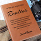 Personalized Realtor Journal, Difference Maker Journal, Custom Name Leather Journal, Gift For a Realtor, Appreciation Gift, Birthday Gift