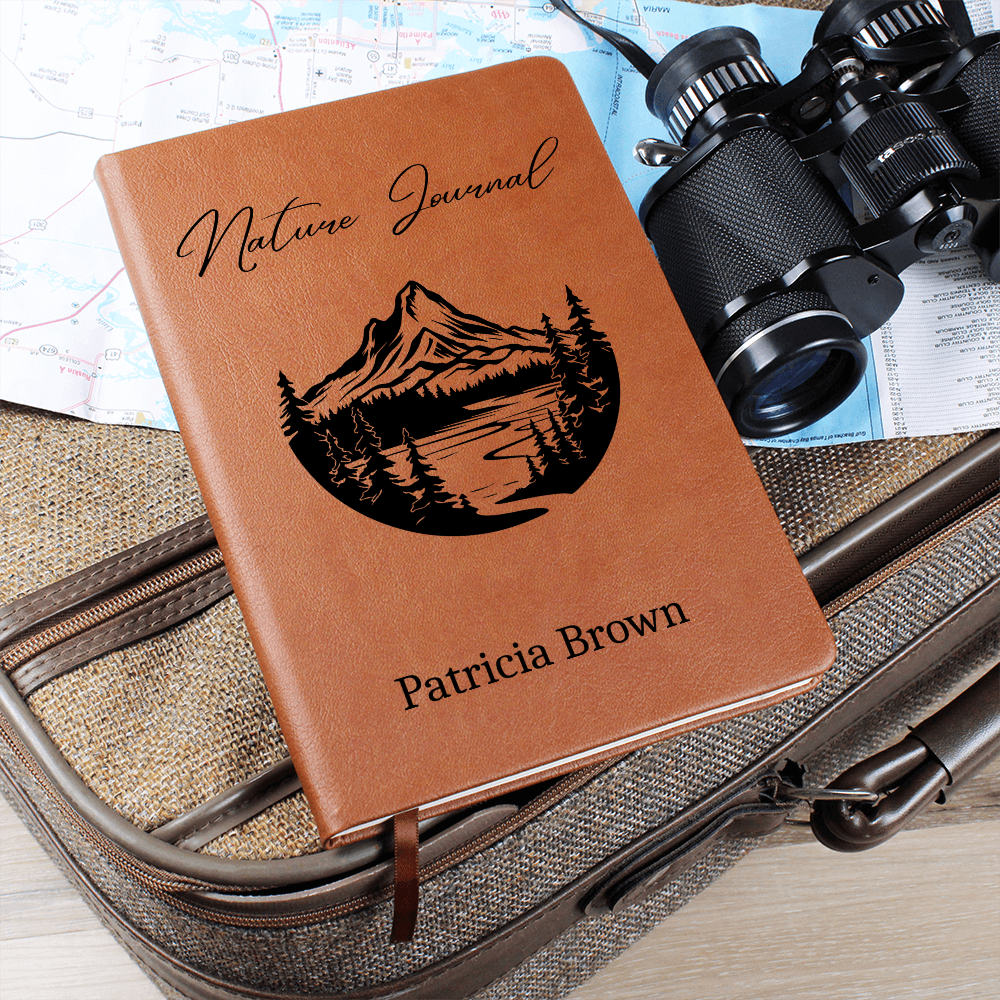 Personalized Adventure Journal, Travel Memories Keepsake, Mountain Adventure Diary, Memory Book, Traveler Gift, Adventure Book