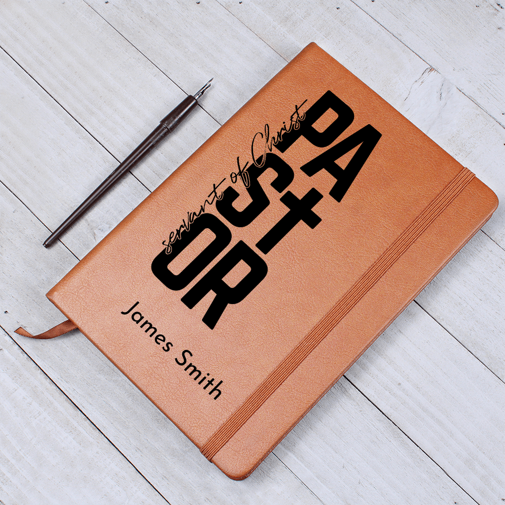 Servant of Christ Pastor Journal, Christian Journal, Faith Notebook, Religious Diary, Bible Study Journal, Pastor Gift Idea, Spirituality Text