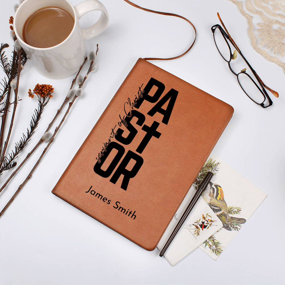 Servant of Christ Pastor Journal, Christian Journal, Faith Notebook, Religious Diary, Bible Study Journal, Pastor Gift Idea, Spirituality Text
