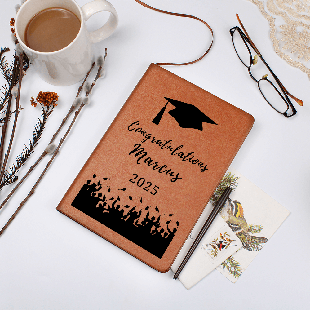 Custom Journal, Personalized Graduation Gift, Class of 2025 Present - College, Master's, PHD Degree Gifts for Graduates