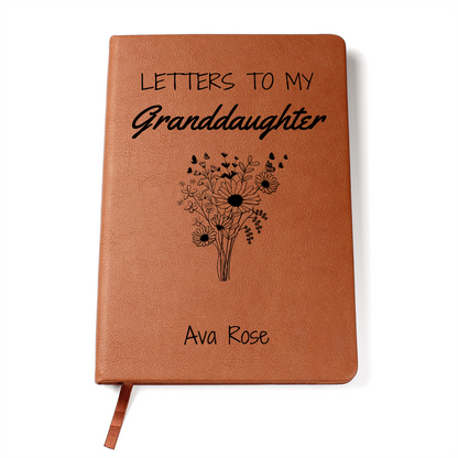 Granddaughter Journal, Granddaughter Gift, Keepsake Journal, Memory Book, Inspirational Journal, Gift for Grandchild