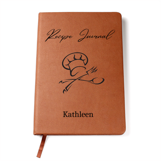 Personalized Leather Recipe Book, Custom Cook Book, Valentine's Day Gift, Christmas & Wedding Gift, Family Recipe Organizer