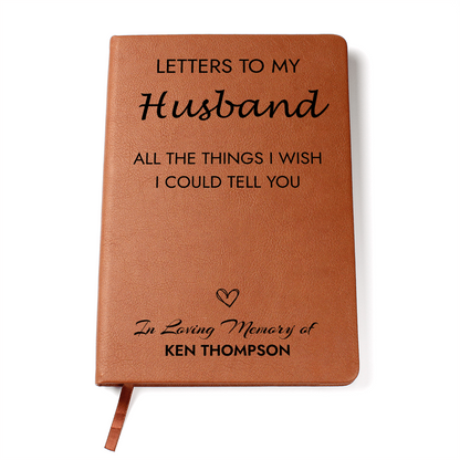 Letters to my Husband, Bereavement Gifts