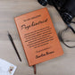 To A New Psychiatrist Journal, Custom Leather Journal, Psychiatrist Graduation Gift, Personalized Name Journal, New Psychiatrist Appreciation Gift, New Job Gift