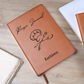 Personalized Leather Recipe Book, Custom Cook Book, Valentine's Day Gift, Christmas & Wedding Gift, Family Recipe Organizer