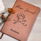 Personalized Leather Recipe Book, Custom Cook Book, Valentine's Day Gift, Christmas & Wedding Gift, Family Recipe Organizer