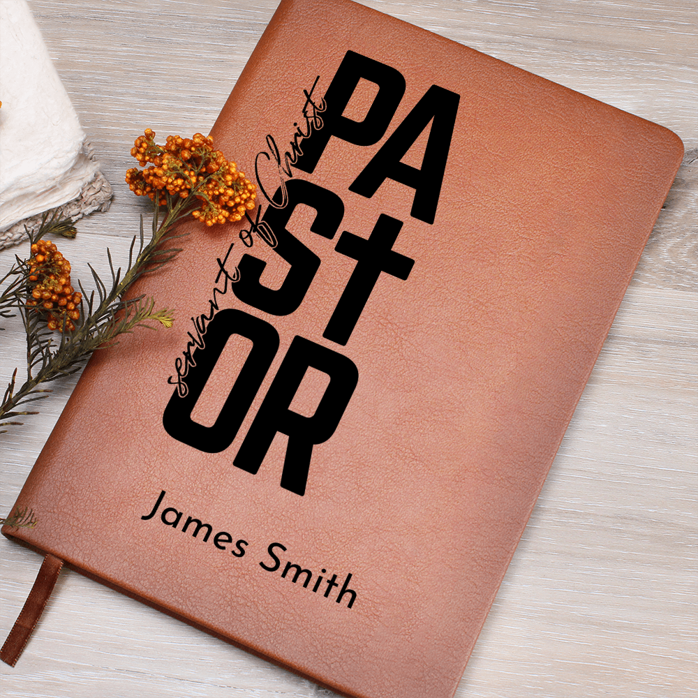 Servant of Christ Pastor Journal, Christian Journal, Faith Notebook, Religious Diary, Bible Study Journal, Pastor Gift Idea, Spirituality Text
