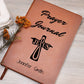 Customized Prayer Journal Notebook, Personalized Leather Prayer Journal, Cross Prayer Journal, Christin Gifts, Bible study Notebook, Religious Gifts