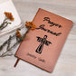 Customized Prayer Journal Notebook, Personalized Leather Prayer Journal, Cross Prayer Journal, Christin Gifts, Bible study Notebook, Religious Gifts